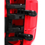 Elektrické autíčko Rapid Racer - nelakované - červené